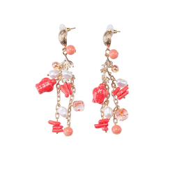 Серьги «Коралловая Лагуна»