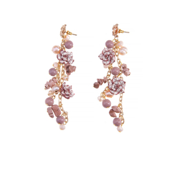 Серьги «Ванильная роза»