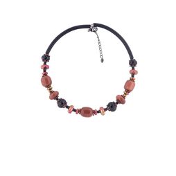 Колье-гривна «Рондо» (черный, синий)