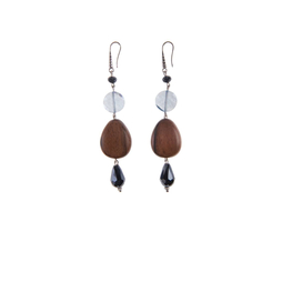 Серьги "Зимняя акварель"