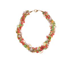 Колье "Рябиновое лето"
