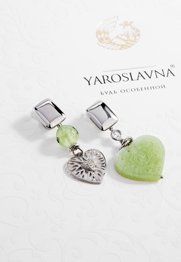 Серьги «Серебряный лес»