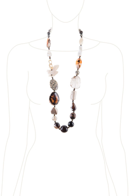 Бусы «Тень полночи»