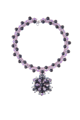 Колье «Звезды Аметистовой ночи»