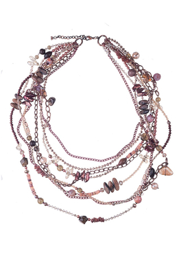 Колье «Пурпур в бронзе»