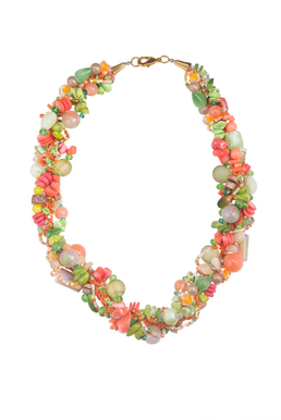 Колье «Рябиновое лето»