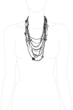 Колье «Черное серебро»