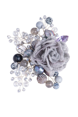 Брошь «Хрустальные кружева»