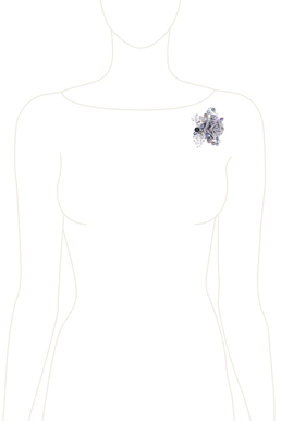 Брошь «Хрустальные кружева»