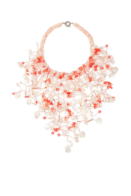 Колье "Коралловый рассвет"
