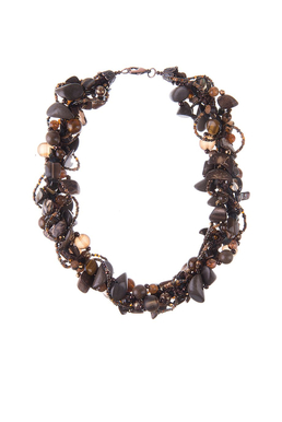 Колье «Каштановый аромат»