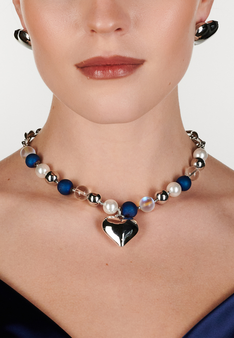Серьги «Серебряное сердце»