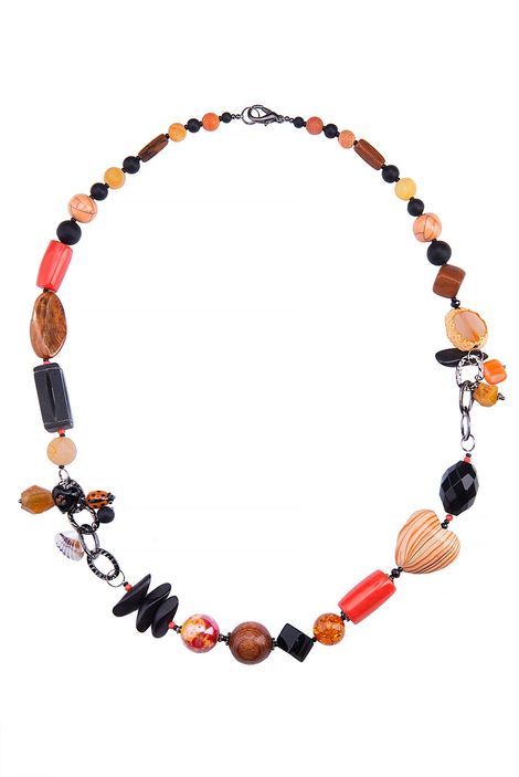 Бусы «Рандеву на Оранжевом острове»