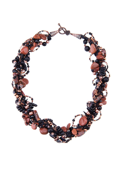 Колье «Бронзовая ночь»