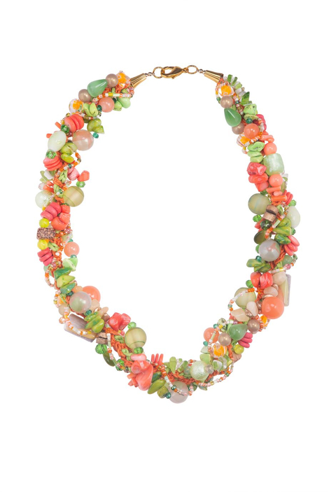 Колье «Рябиновое лето»