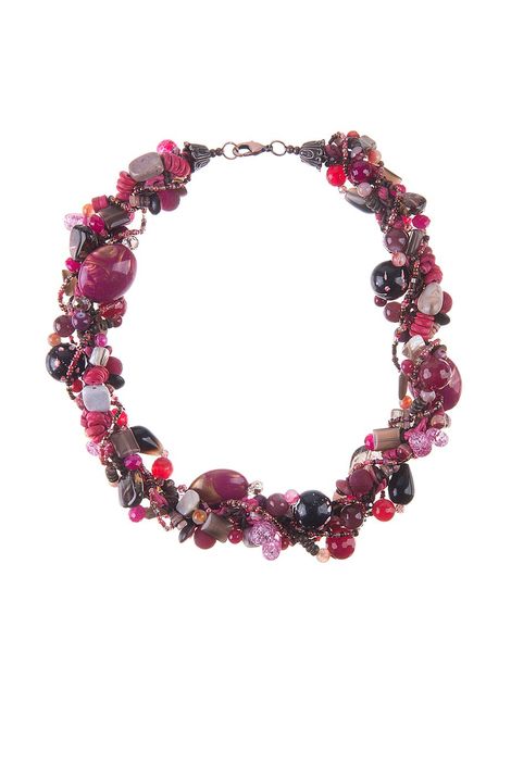 Колье «Малиновая фантазия»