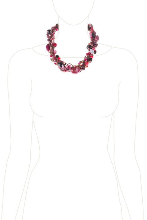Колье «Малиновая фантазия»