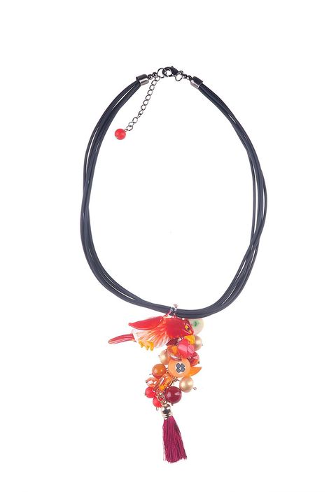 Колье «Летняя мелодия» (оранжевый)