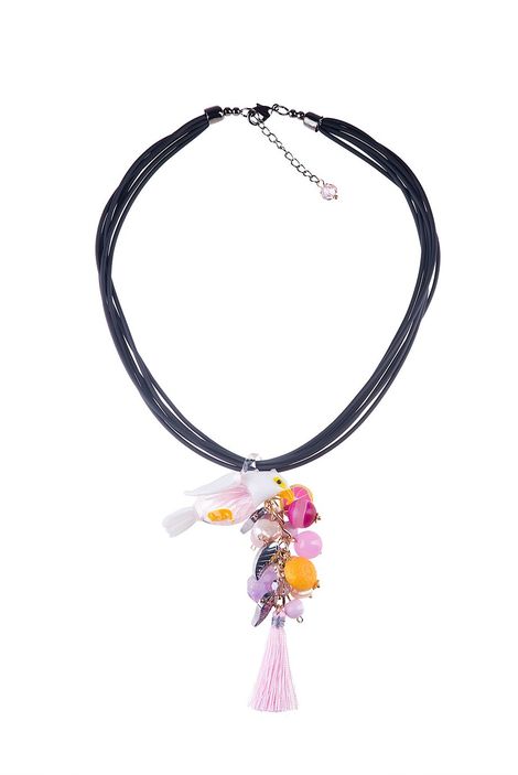 Колье «Летняя мелодия» (розовый)