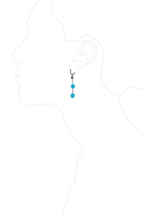 Серьги «Бирюзовая ночь»