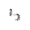 Серьги «Girl power»